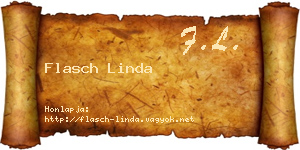 Flasch Linda névjegykártya